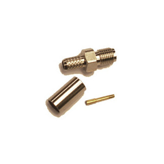 SMA-Female connector for 240 type 1/4" coaxial cable
