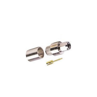 SMA-Male connector for 400 type 3/8" coaxial cable
