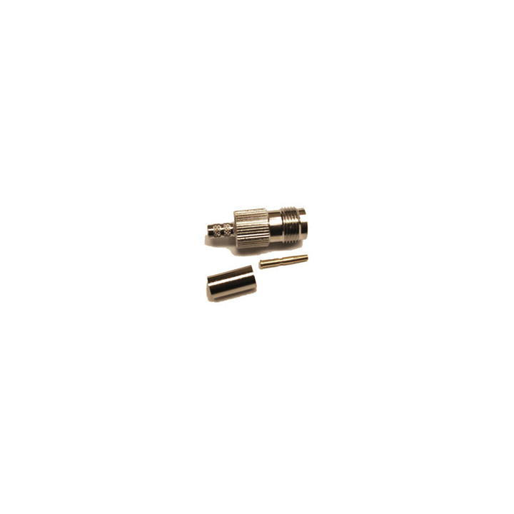 TNC-Female connector for 58/195 type 3/16" coaxial cable