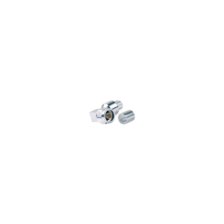 N-Male Right Angle connector for 600 type 1/2" coaxial cable