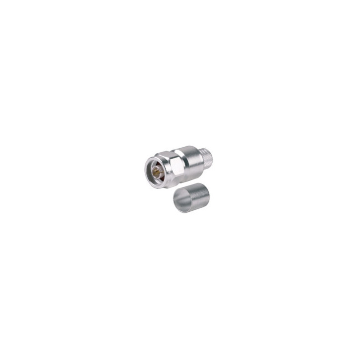Times Microwave N/Male connector for 600 type 1/2" coaxial