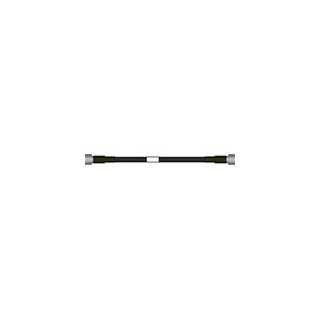 12' FSJ4-50B Jumper cable with N/M to N/M connectors
