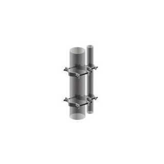 Pipe-to-Pipe Adapter, adapts 2-3/8" to 4" OD pipe to 4" to