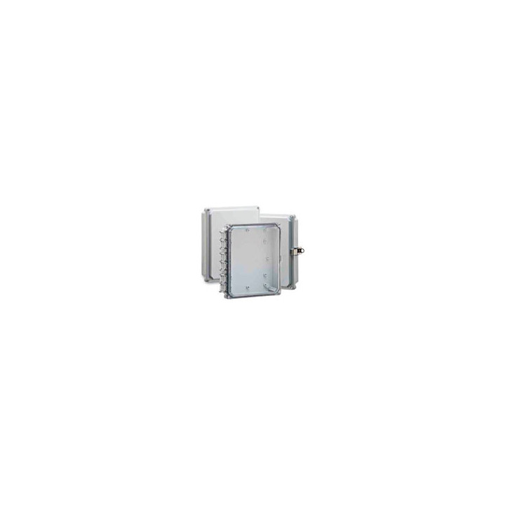 Premium Line 10"x8"x2" Nema4X Enclosure with Clear Hinge