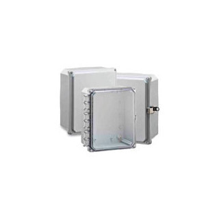 Premium Line 10"x8"x4" Nema4X/6P Enclosure with Clear Screw