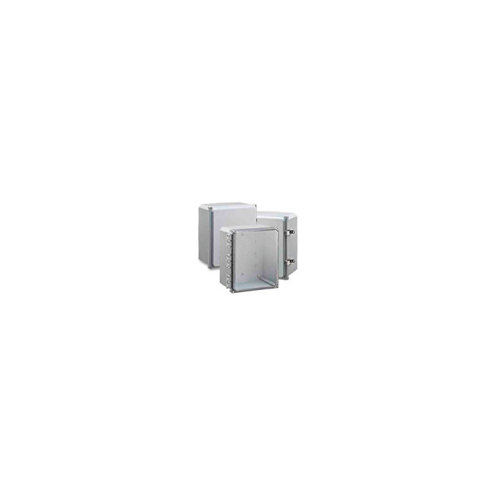 Premium Line 12"x10"x6" Nema4X Enclosure with Clear Hinge