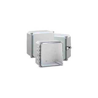 Premium Line 8"x8"x4" Nema4X/6P Enclosure with Clear Screw