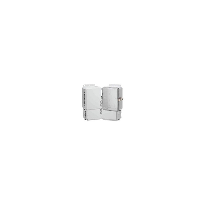 Impact Series 8"x6"x3" Nema4X Enclosure with Low Profile