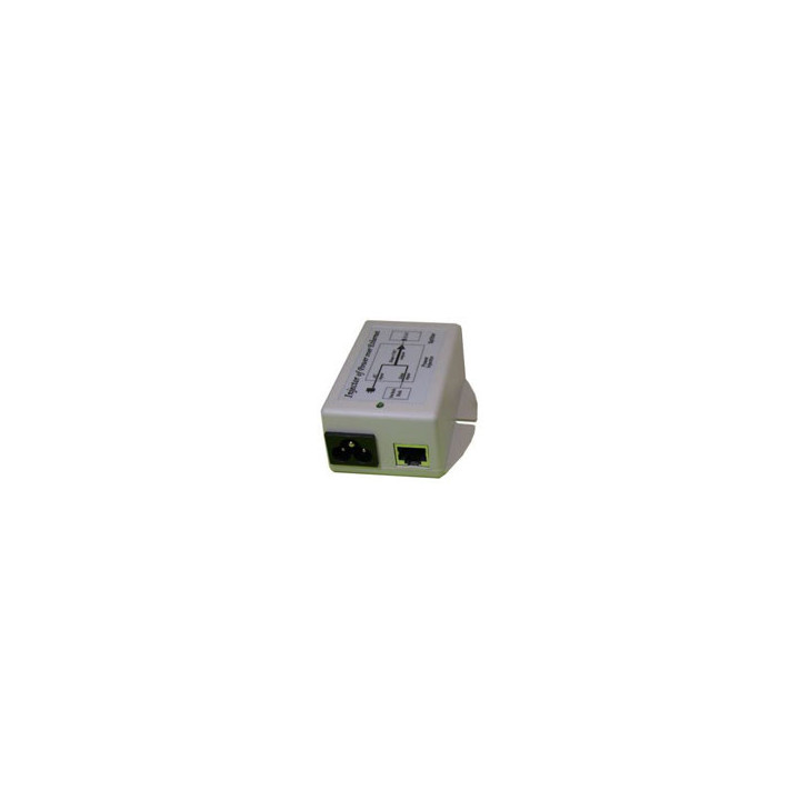 48V 16.8W 802.3af Gigabit PoE Power Inserter