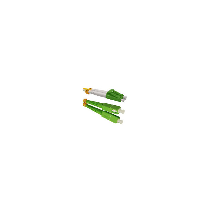 Fiber Optic Patch Cable, LC/APC to SC/APC