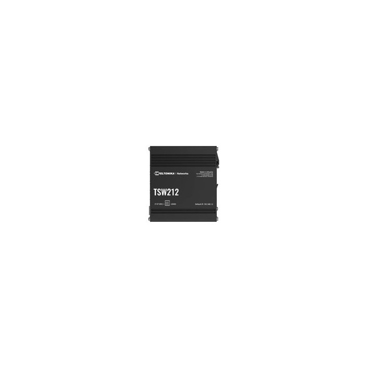 TSW212 Multi-layer Managed Switch with 8x Gigabit Ethernet